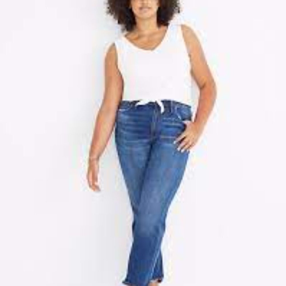 NEW Madewell Jeans Denim Distressed High Rise Slim Size 24 - Picture 6 of 11